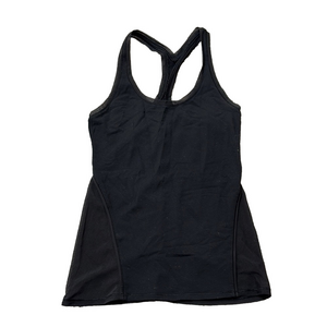 Black Lululemon Racerback Workout Tank
With Sheer Mesh Back